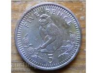 5 Pence 1993 - Gibraltar