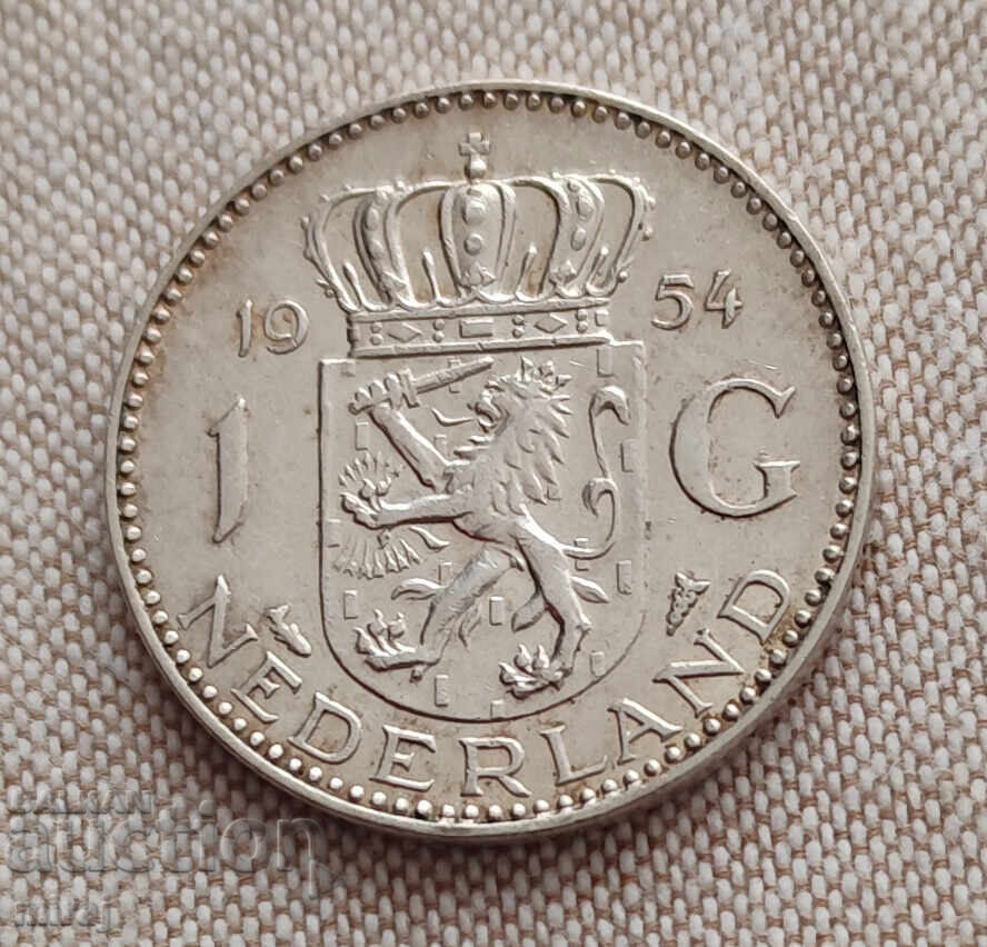 1 GULDEN 1954 ARGINT