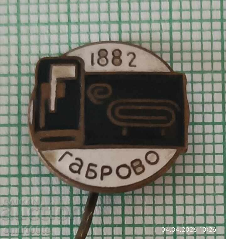 Badge - First Textile Factory Gabrovo 1882 with price € 4.00 | 7.82 BGN