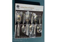 Επιχρυσωμένα κουταλάκια Arthur Price of England – αχρησιμοποίητα