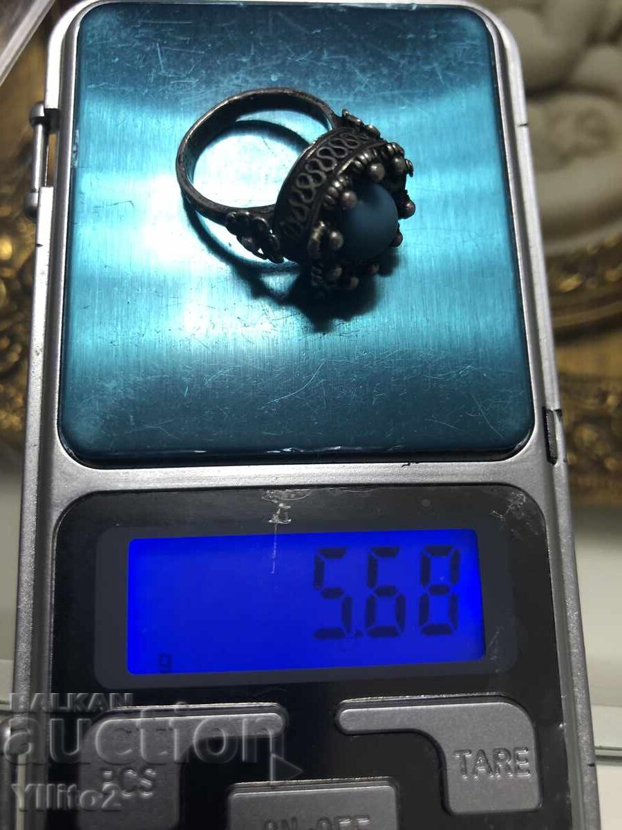 Auction Renaissance silver ring Auction Renaissance silver ring