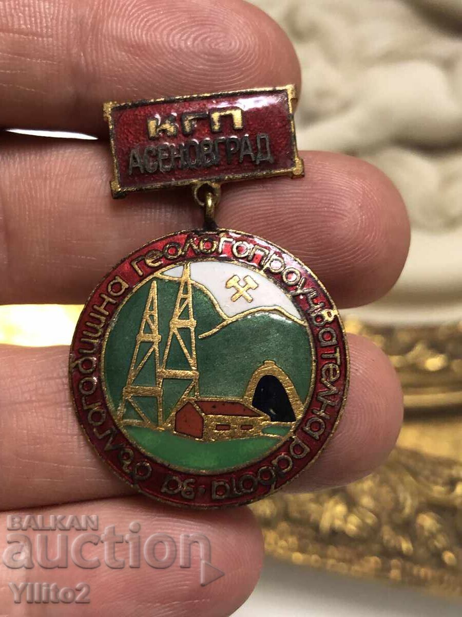 Емайлиран нагръден знак