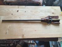 Baionetă strălucitoare pentru "Lebel" cu cârlig, completă cu port-baionetă original