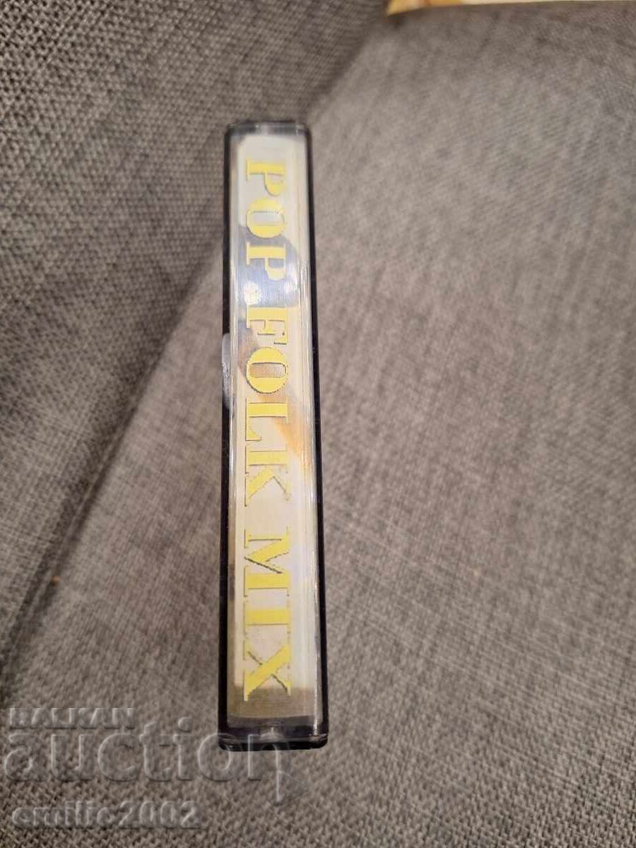 Audio cassette - Pop-folk mix with price € 1.50 | 2.93 BGN Audio cassette - Pop-folk mix with price € 1.50 | 2.93 BGN