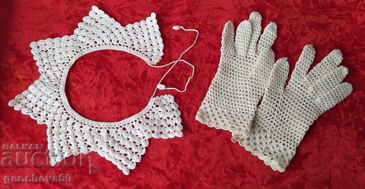 Κομψά γυναικεία γάντια και γιακάς/πλεκτά με βελονάκι - 6 Κομψά γυναικεία γάντια και γιακάς/πλεκτά με βελονάκι - 6