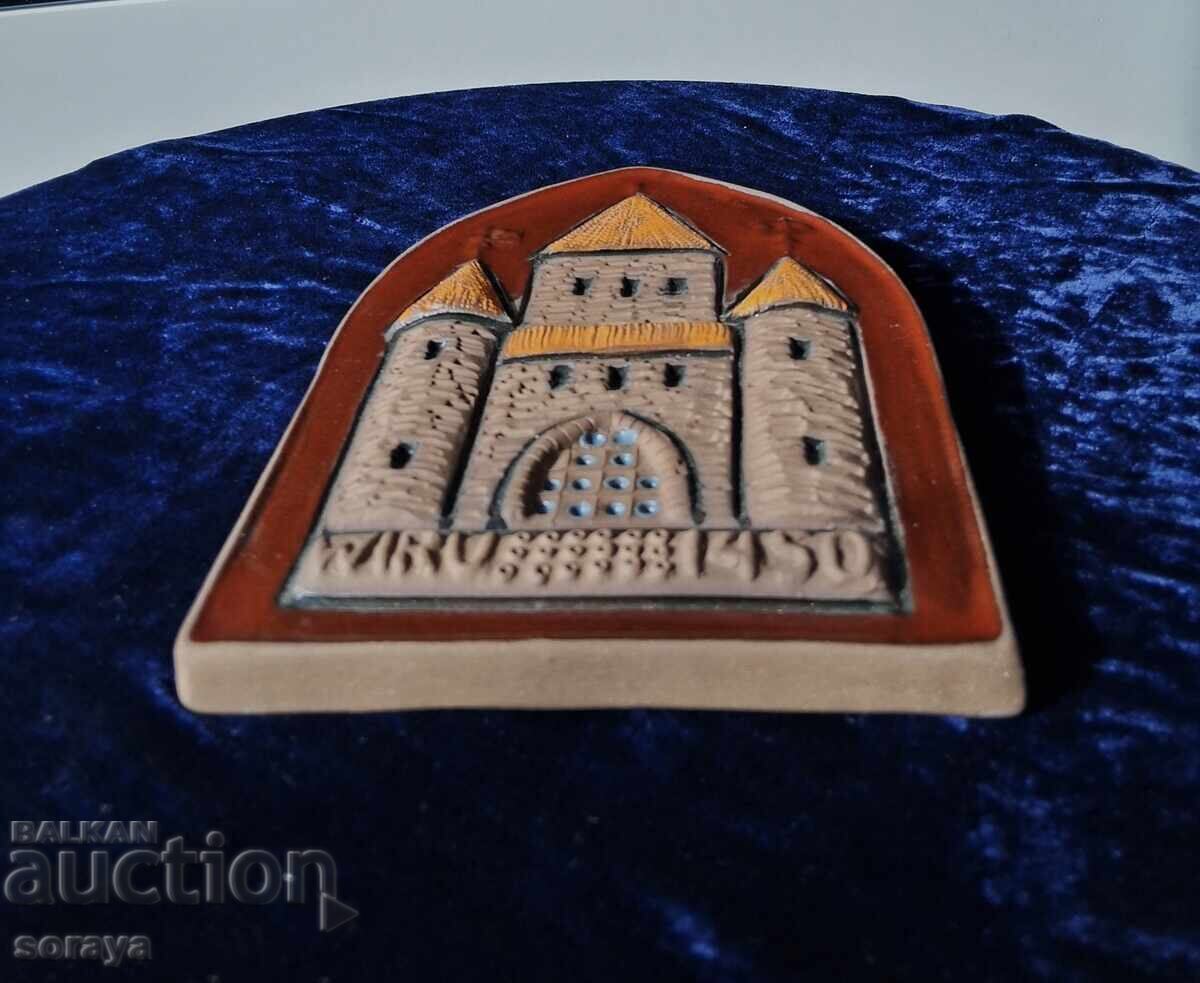 Аукцион Стар глинен арт замък, чудесна изработка, за стена