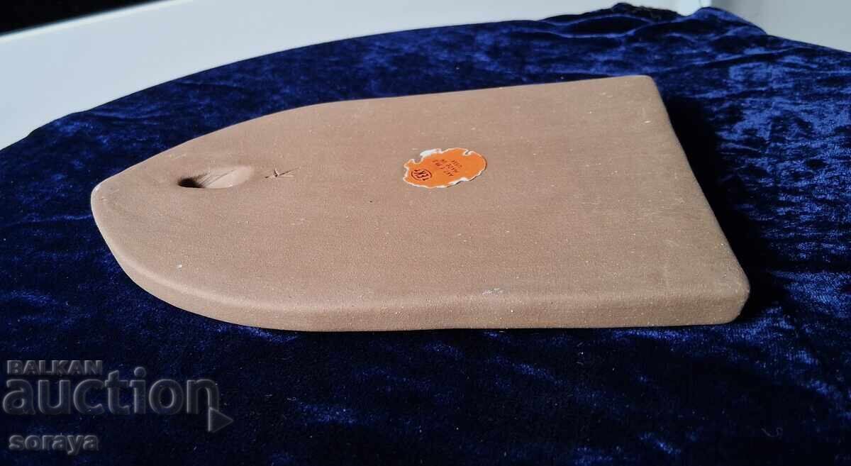 Стар глинен арт замък, чудесна изработка, за стена - 6