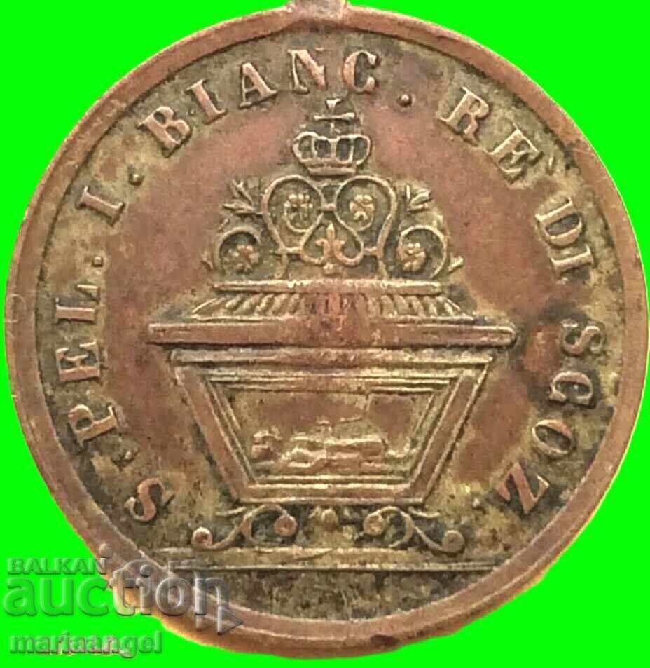 Italy medal St. Venantius with martyr pilgrim with price € 13.00 | 25.43 BGN