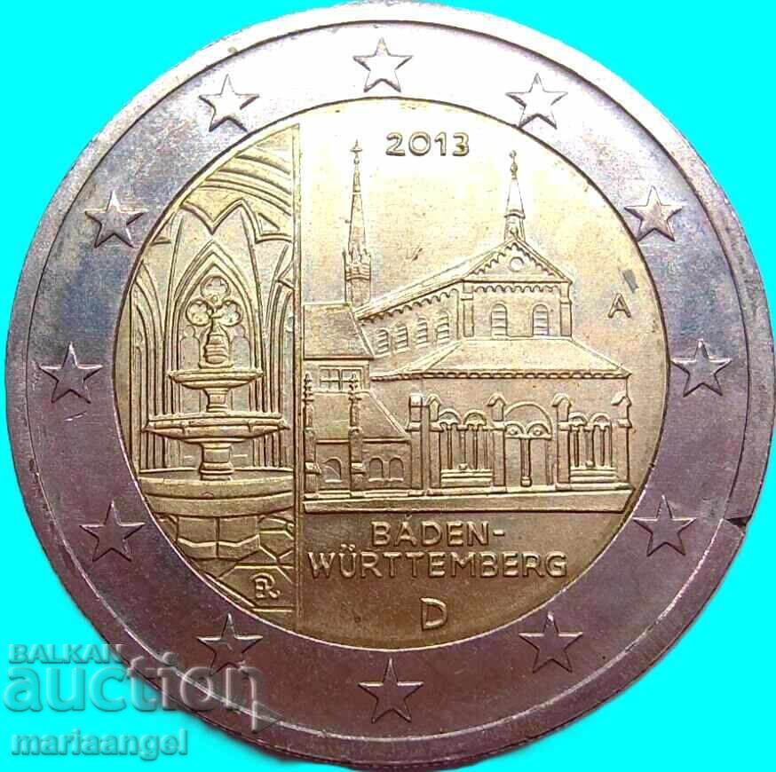 2 ευρώ 2013 Βάδη-Βυρτεμβέργη Γερμανία D 2 ευρώ 2013 Βάδη-Βυρτεμβέργη Γερμανία D