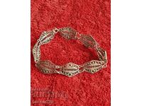 Old silver filigree bracelet