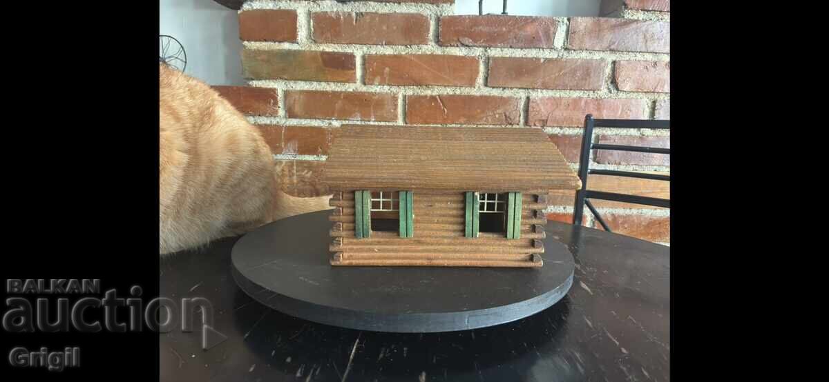 Παράδοση Παλιά western σπιτάκια Γερμανίας. Φιγούρες ινδιάνων, καουμπόηδων και στρατιωτών