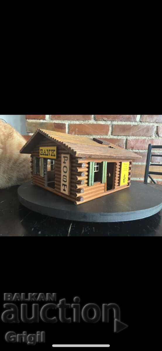 Παλιά western σπιτάκια Γερμανίας. Φιγούρες ινδιάνων, καουμπόηδων και στρατιωτών