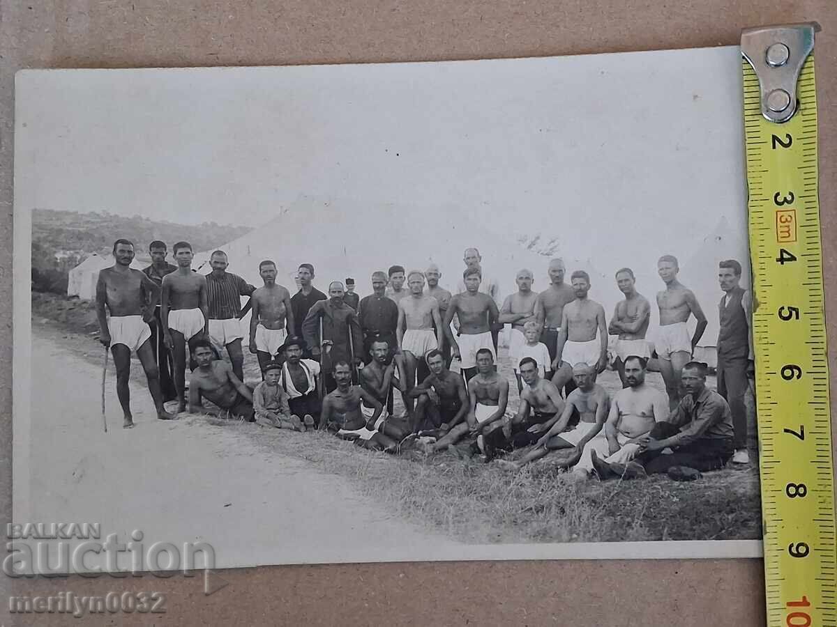 Fotografie de grup portret militar Bulgaria Primul Război Mondial - 5