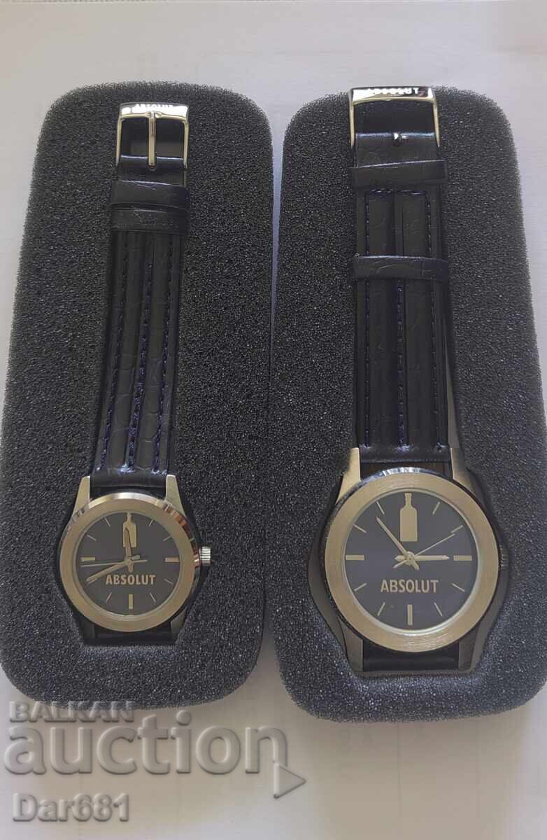 Men's and women's "Absolut" watches