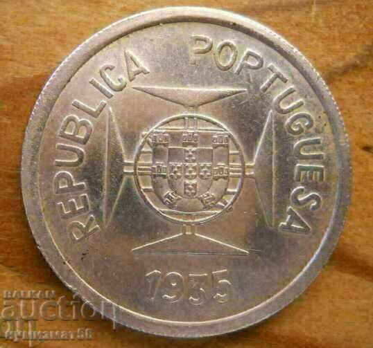 1 rupia 1935 - India portugheză (argint) cu preț € 53.50 | 104.64 BGN