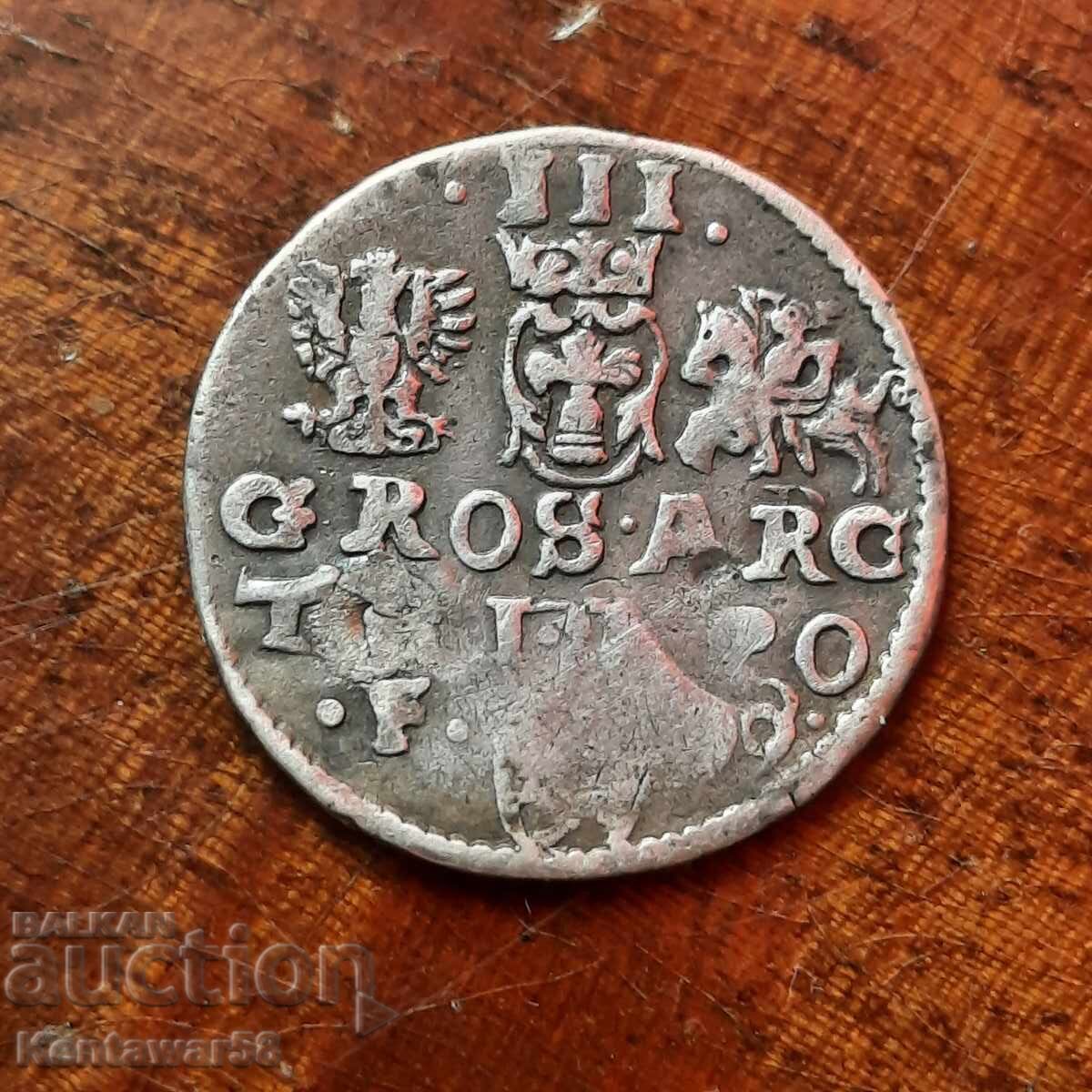 Sigismund al III-lea, troiak, argint cu preț € 9.00 | 17.60 BGN