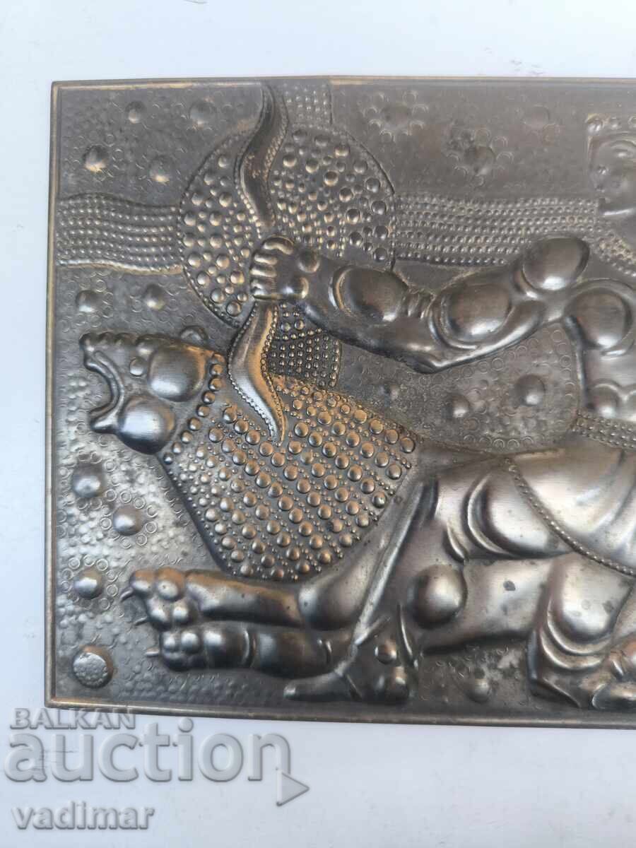 Livrarea PANOU DIN CUPRU ANTIC