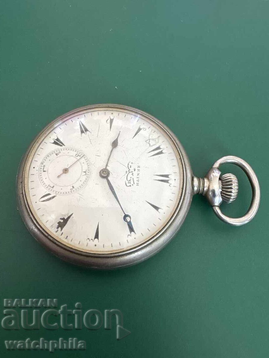 Zenith ρολόι τσέπης με σπάνιο καντράν. Λειτουργεί με τιμή € 45.00 | 88.01 BGN