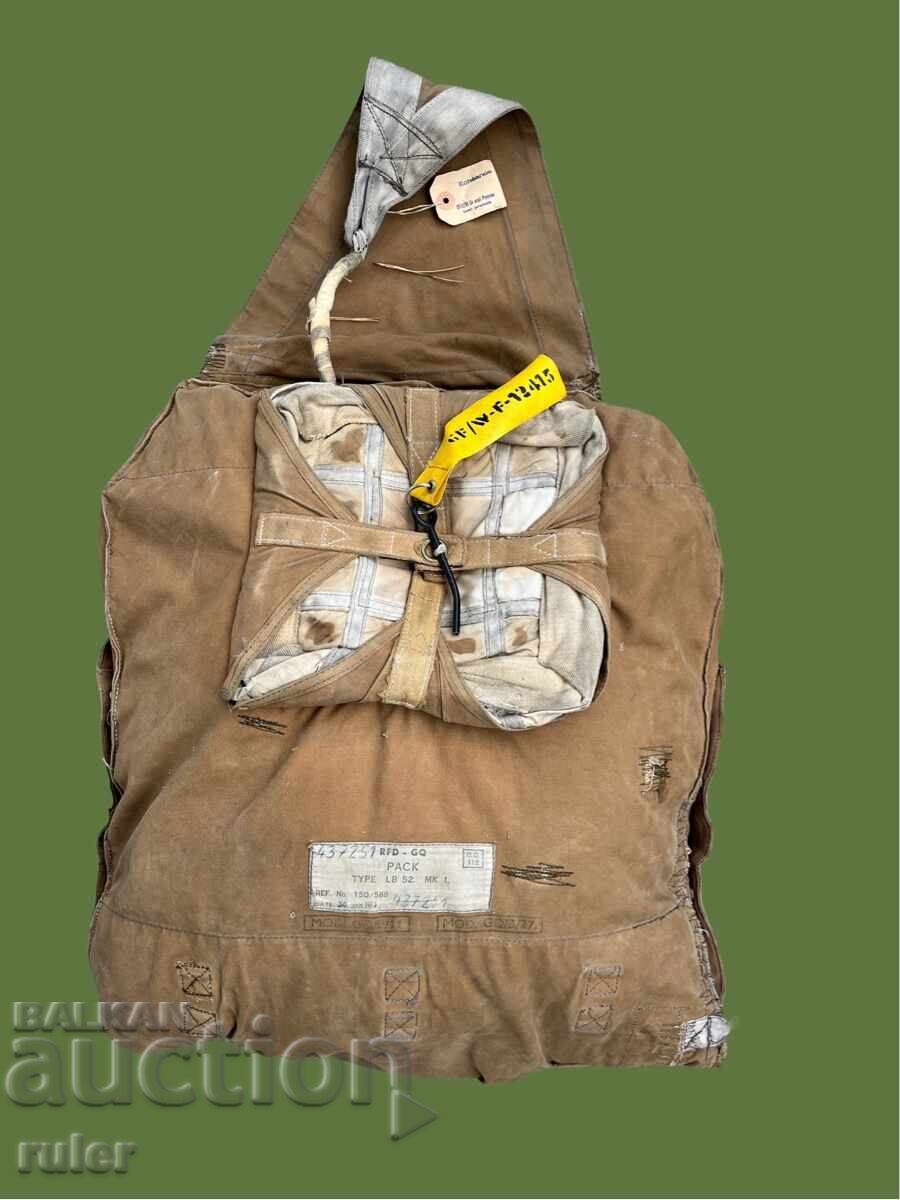 Βρετανικό σετ αλεξίπτωτου για μαχητικό αεροσκάφος Hawker Hunter 1975