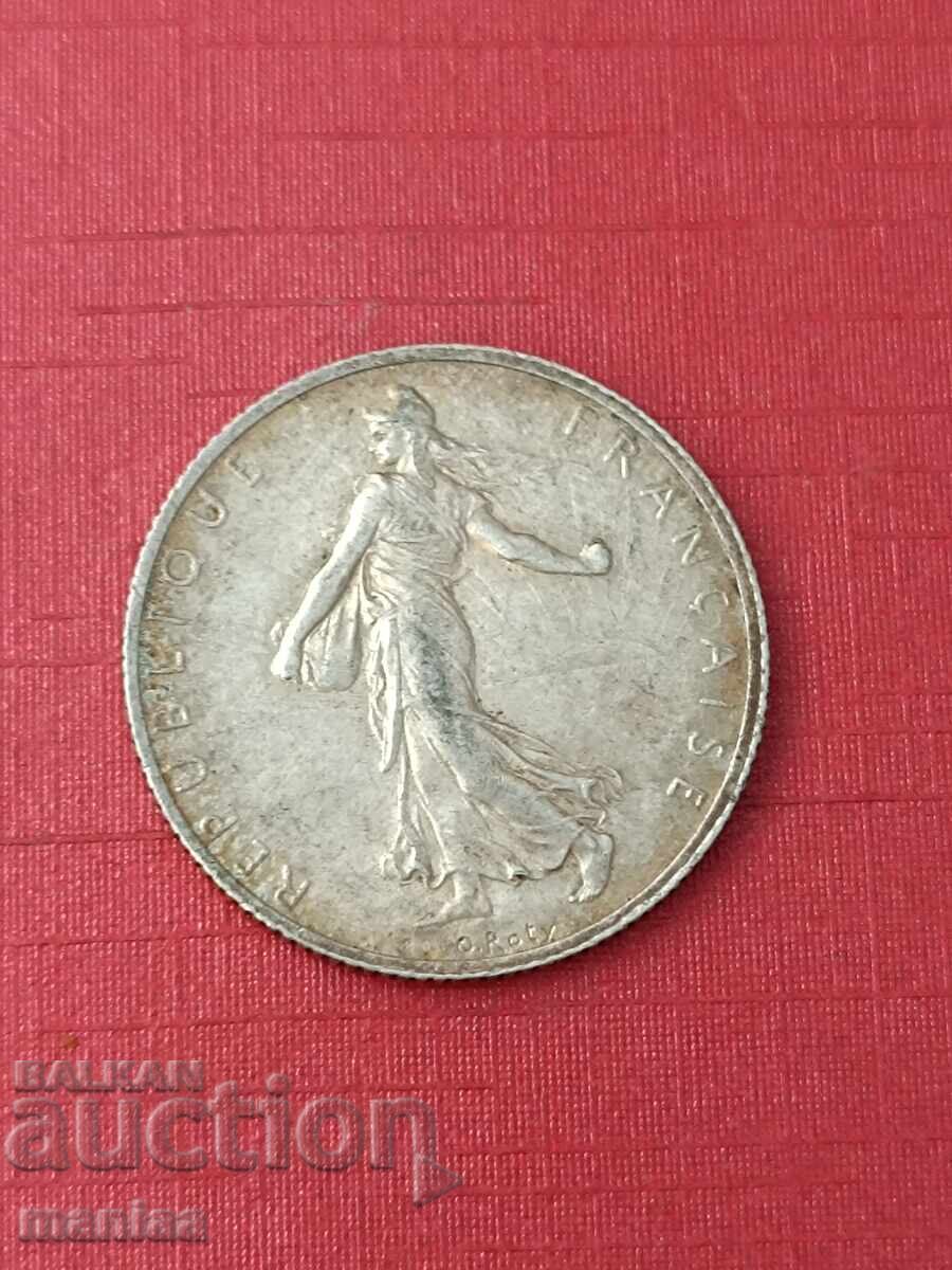 Livrarea 2 franci 1915. Argint!