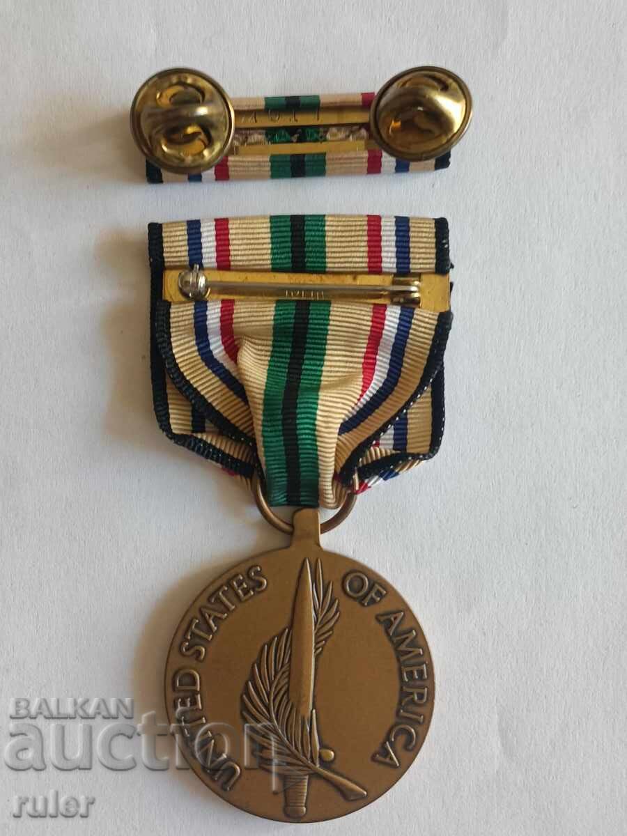 Medalie pentru serviciul în Asia de Sud-Vest a Statelor Unite 1991 cu preț € 56.00 | 109.53 BGN