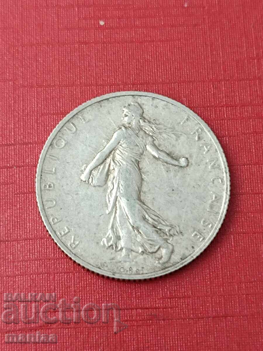 Livrarea 2 franci 1915. Argint!