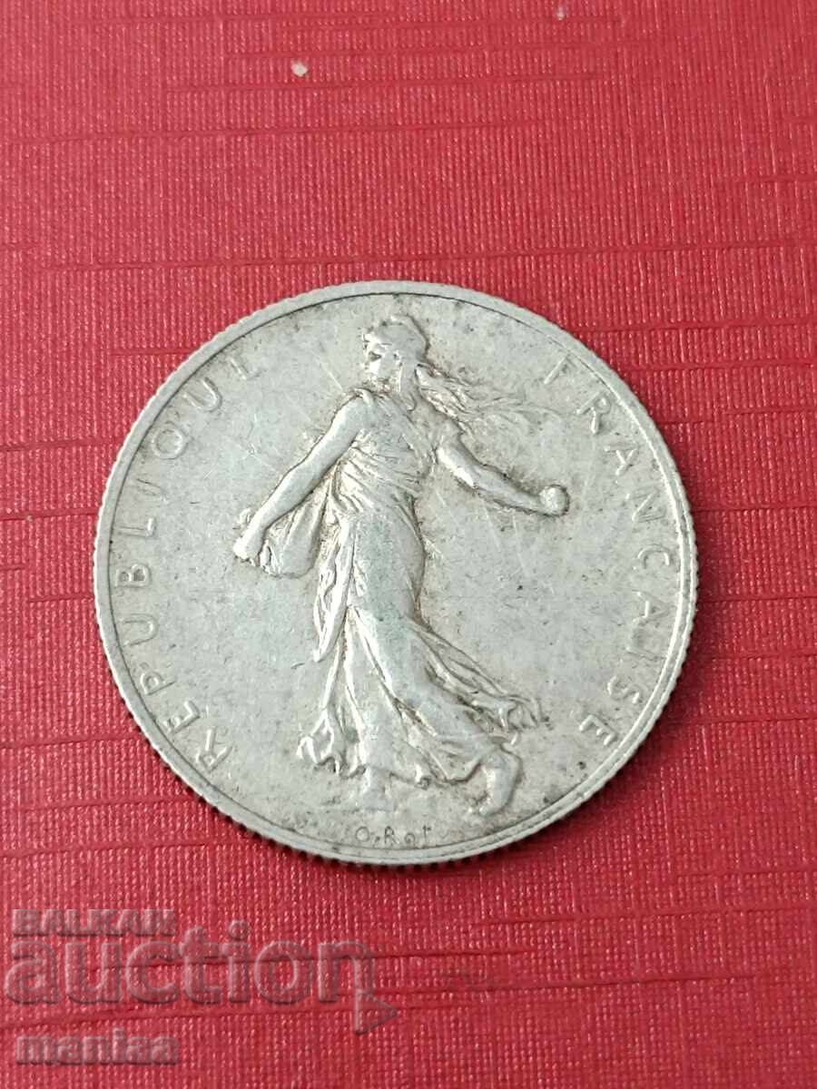 2 franci 1915. Argint! - 5