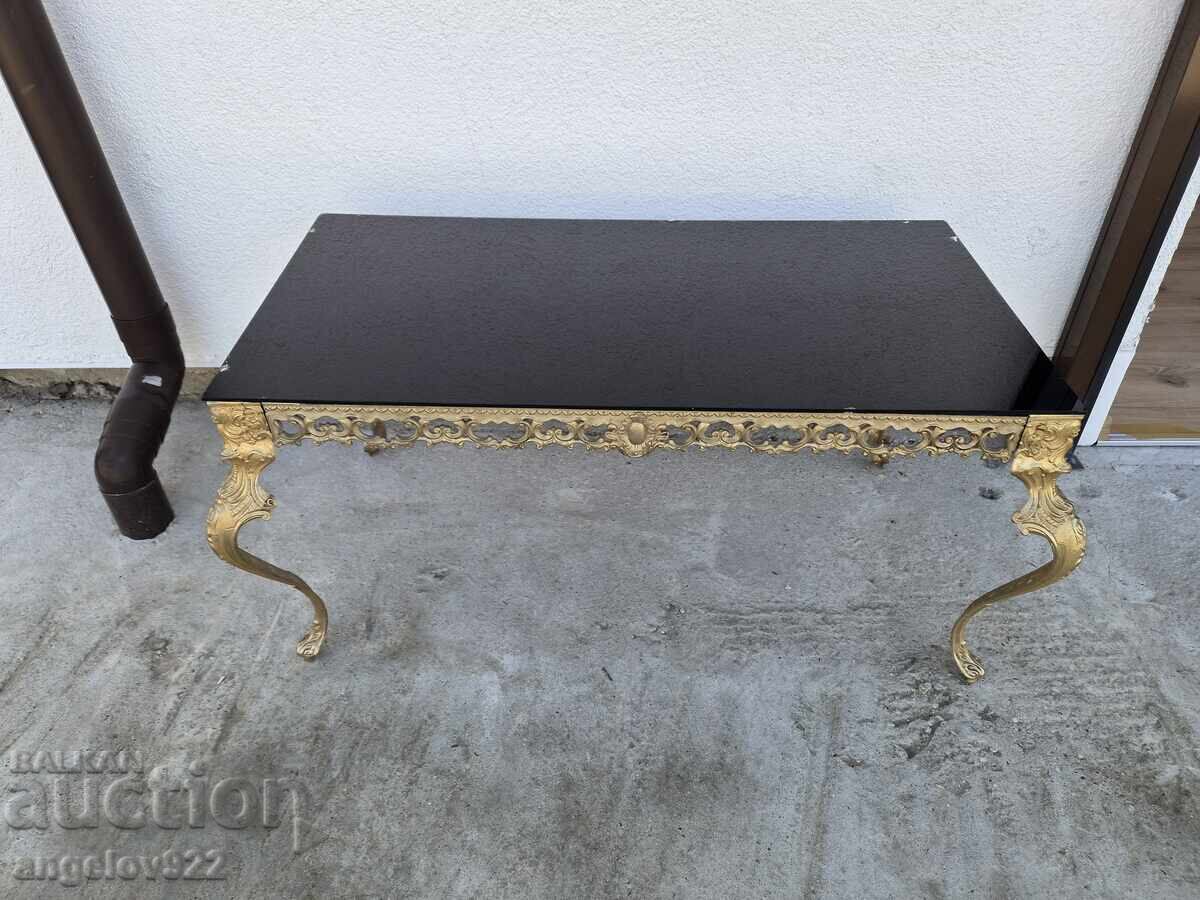 Красива винтидж барокова холна маса масив!!!