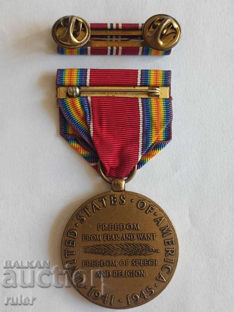 Licitație Medalie pentru victoria SUA în cel de-al Doilea Război Mondial 1945