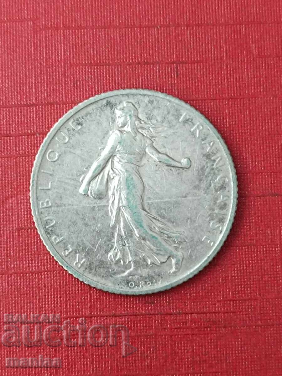 Livrarea 1 franc 1913. Argint!