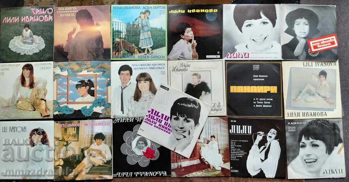 19 discuri de Lili Ivanova, cu autograf