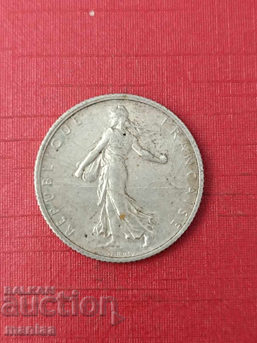 1 franc 1917. Argint! - 6 1 franc 1917. Argint! - 6