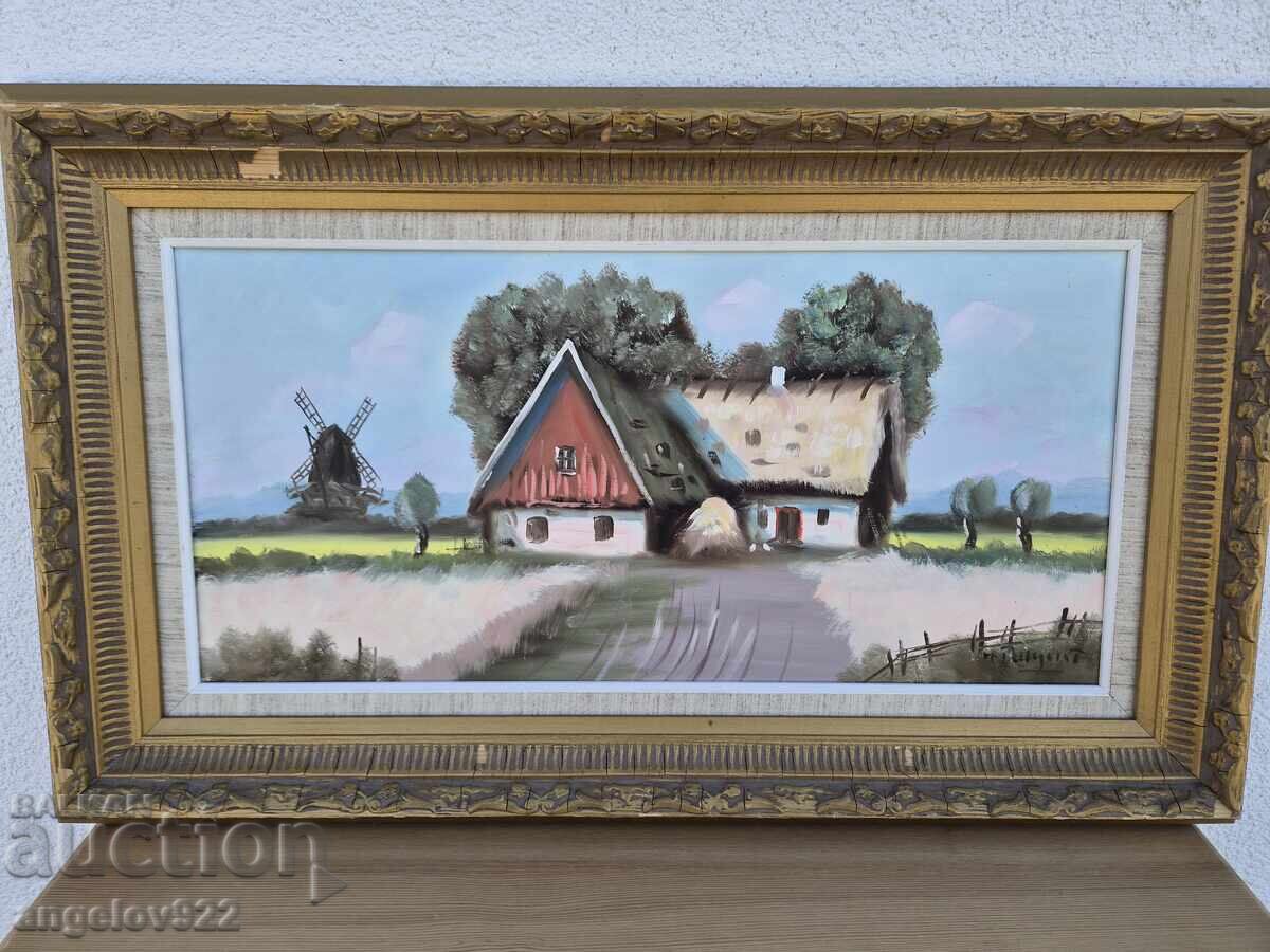 Παράδοση Πρωτότυπη ελαιογραφία σε καμβά!!!