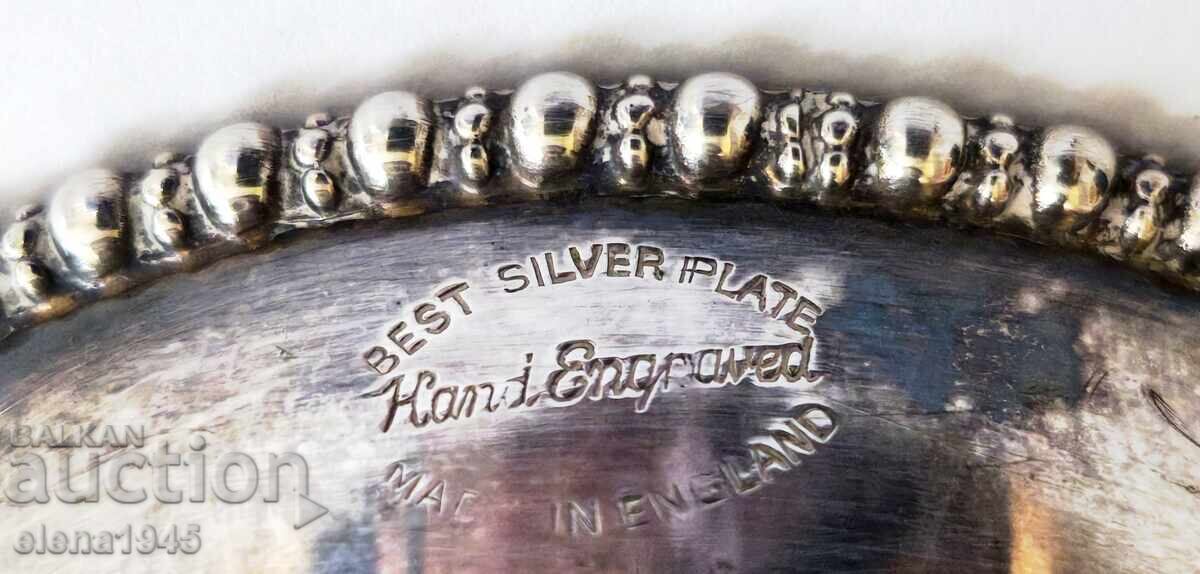 Vasă de zahăr placată cu argint - 5 Vasă de zahăr placată cu argint - 5