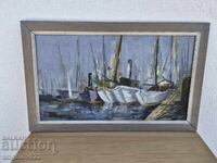 Авторска картина с маслени бои върху фазер!!!