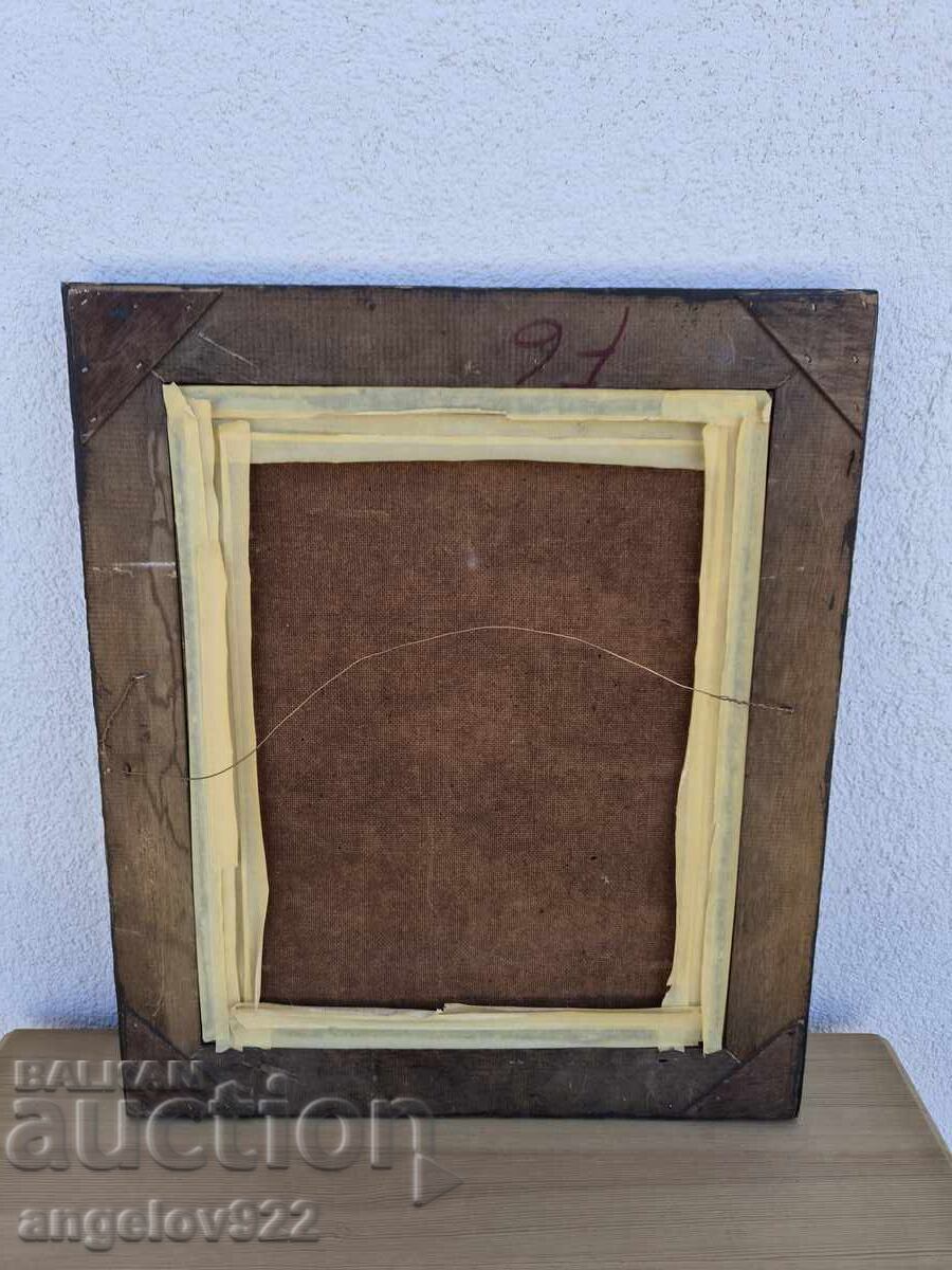 Авторска картина с маслени бои върху фазер!!! - 7