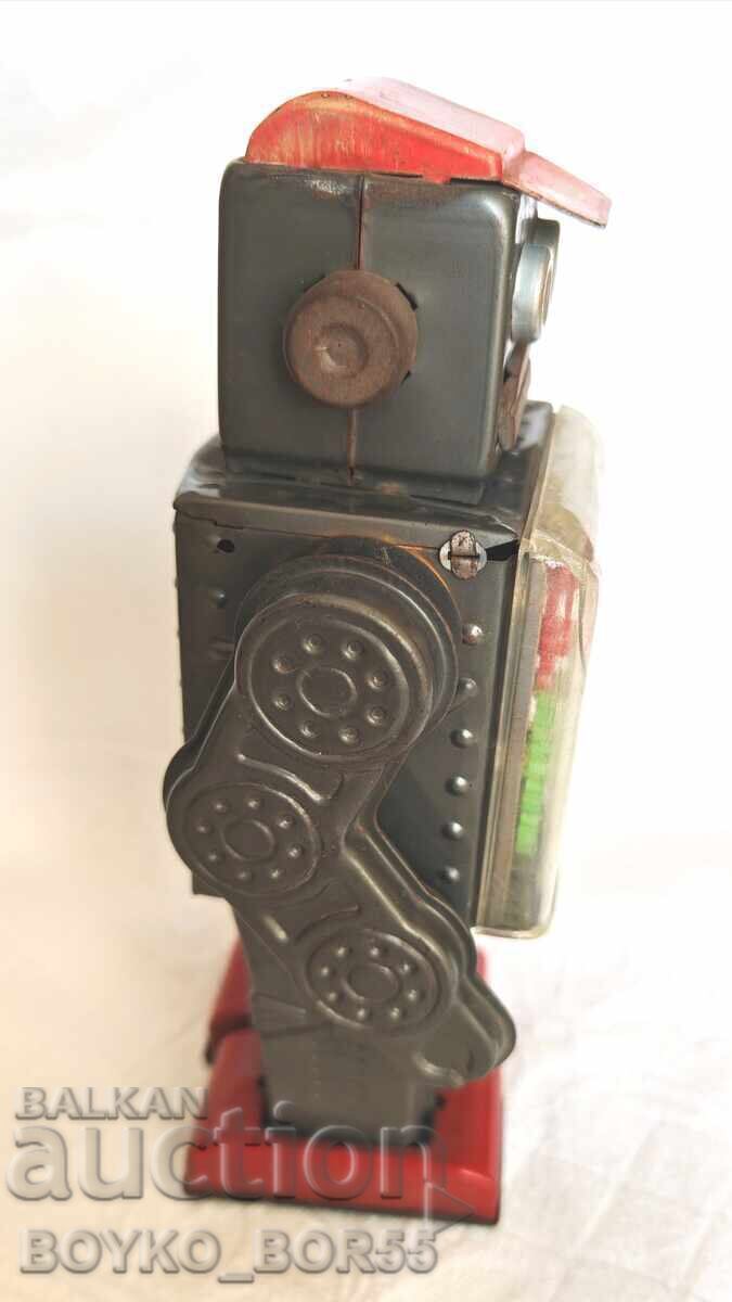 Супер Рядка Японска Механична Играчка Робот Horikawa 1960те - 5