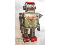 Jucărie mecanică robot japonez super rară Horikawa anii 1960