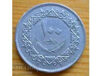 100 milimas 1979 - Libia