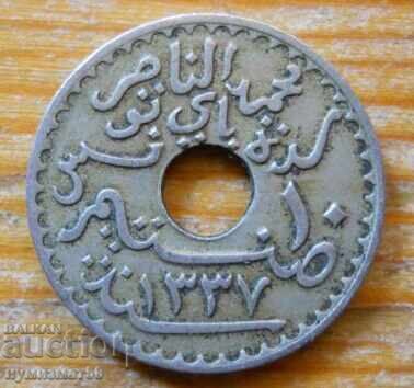 10 сантима 1919 г  - Тунис (Френска колония) с цена € 2.60 | 5.09 лв.