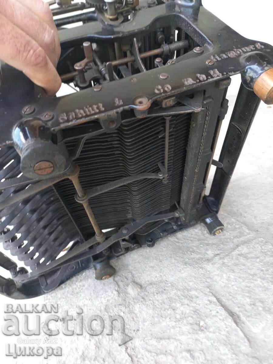 СТАРА ПИШЕЩА МАШИНА КОНТИНЕНТАЛ KONTINENTAL - 6 СТАРА ПИШЕЩА МАШИНА КОНТИНЕНТАЛ KONTINENTAL - 6