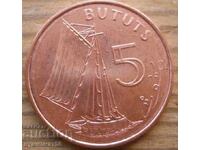 5 бутут 1998 г  - Гамбия