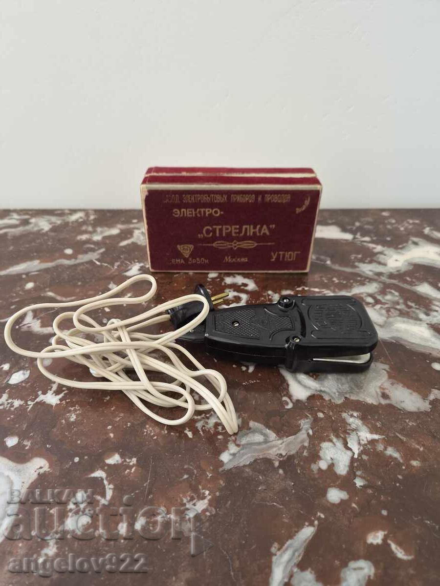 Fier de călcat electric rusesc vintage!!!