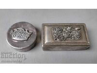 Μεταλλικά κουτάκια για κοσμήματα, επαργυρωμένα