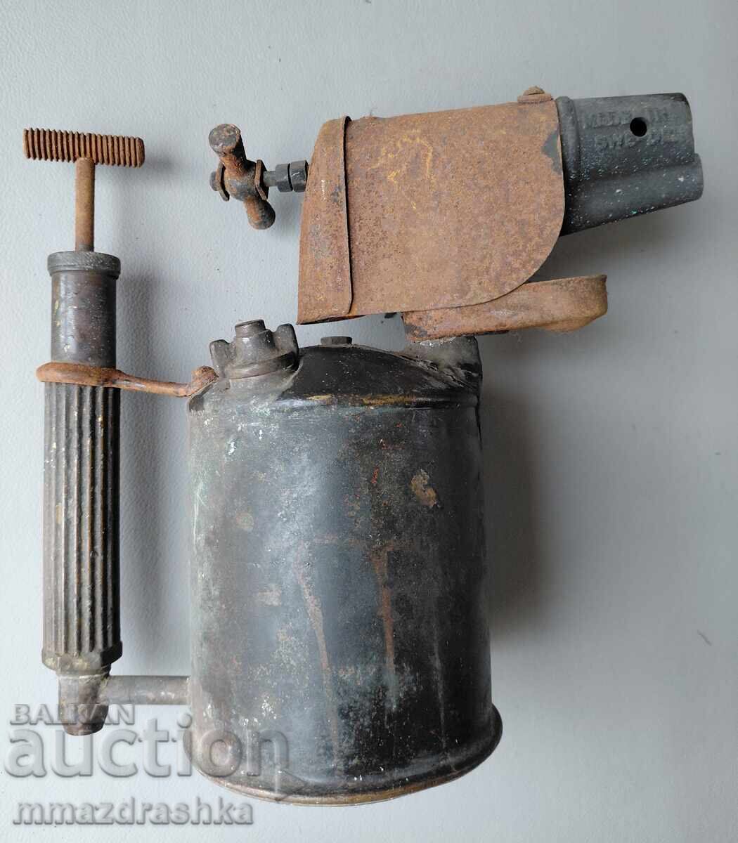 Lampă veche suedeză cu benzină - 5