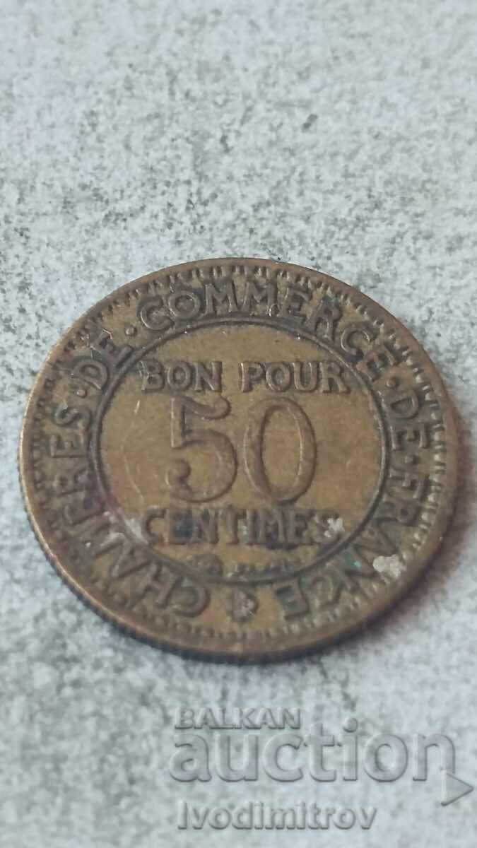 Franța 50 de cenți 1923