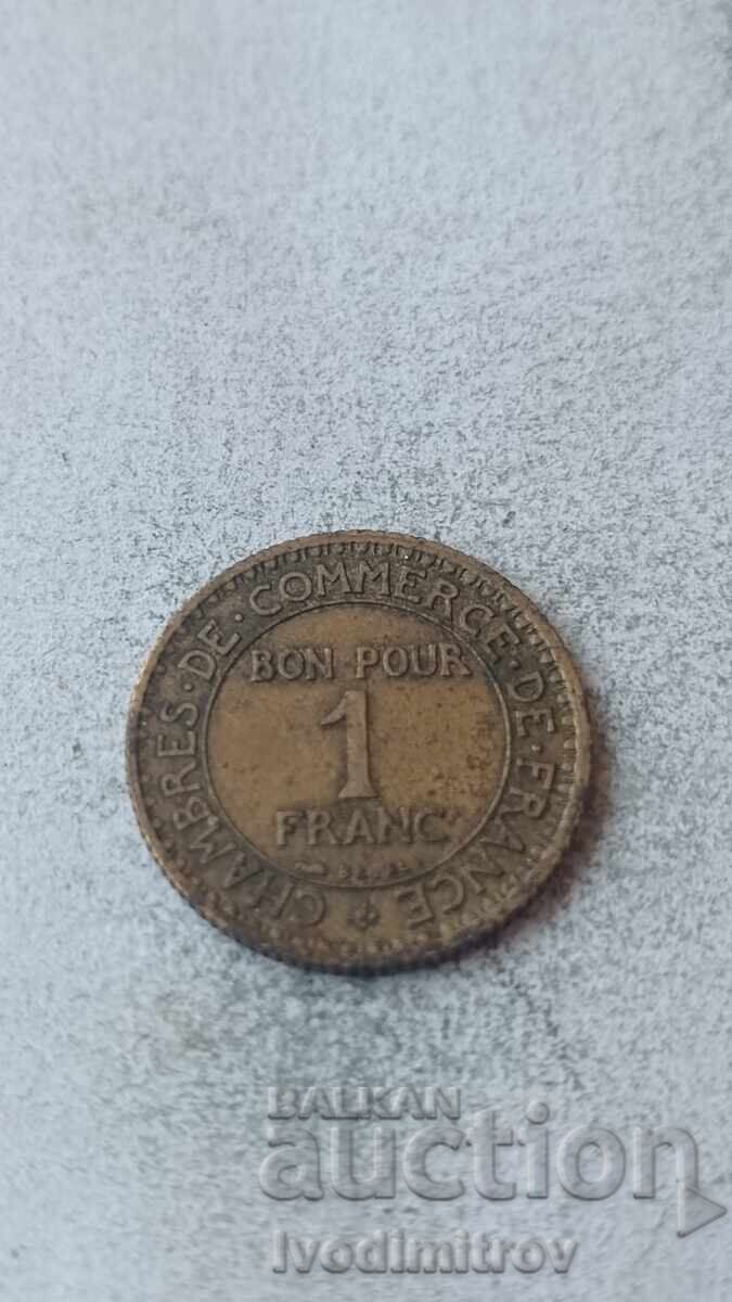 Franța 1 franc 1923