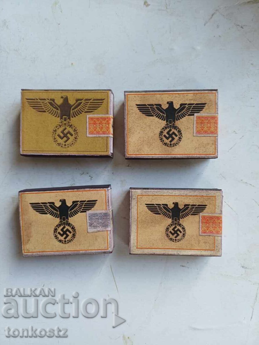 4 buc. Chibrituri Germania cu preț € 12.00 | 23.47 BGN 4 buc. Chibrituri Germania cu preț € 12.00 | 23.47 BGN