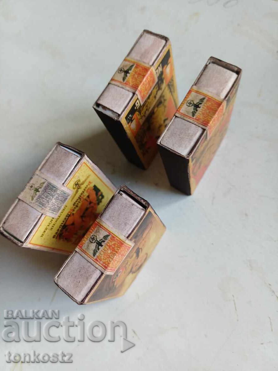 Licitație 4 buc. Chibrituri Germania Licitație 4 buc. Chibrituri Germania