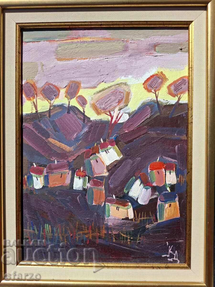 Auction  Painting by Krasimir Krasi Doychev